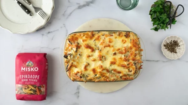 Σουφλέ φούρνου με μανιτάρια και κοτόπουλο