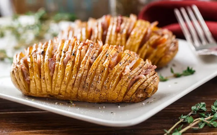 Πατάτες hasselback